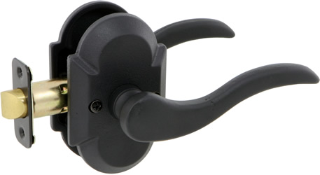 Riviera Sandcast Aged Black Curved Backplate