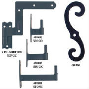 Click to view black iron shutter hardware