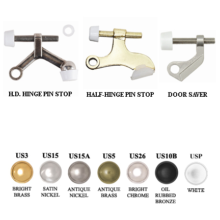 Hinge Pin Stops